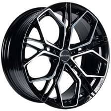 ДЛ 5*114.3 18*8 D67.1 ET45 INCH FA8534 FlowForming Gloss Black Machined Face
